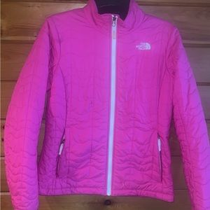 Pink North Face jacket M